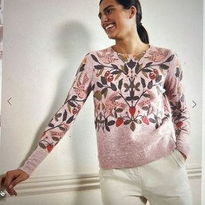 Printed Fluffy Sweater M